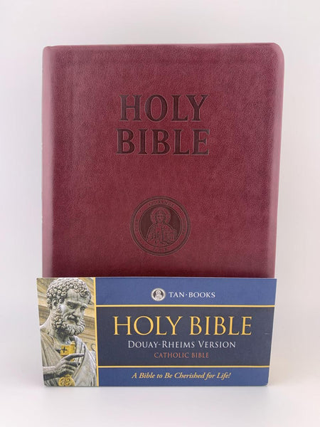 Douay-Rheims Bible: Burgundy - Angelus Press