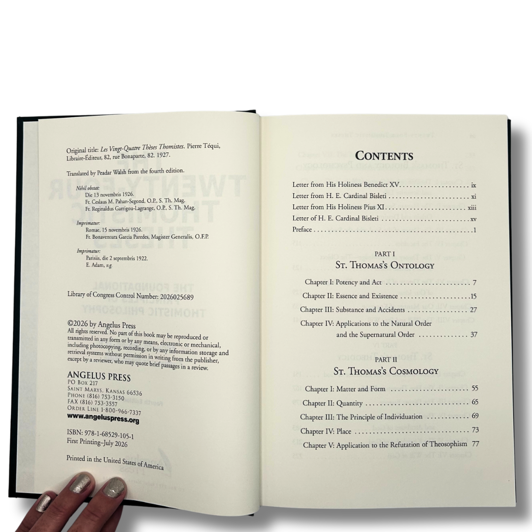 24 Thomistic Theses
