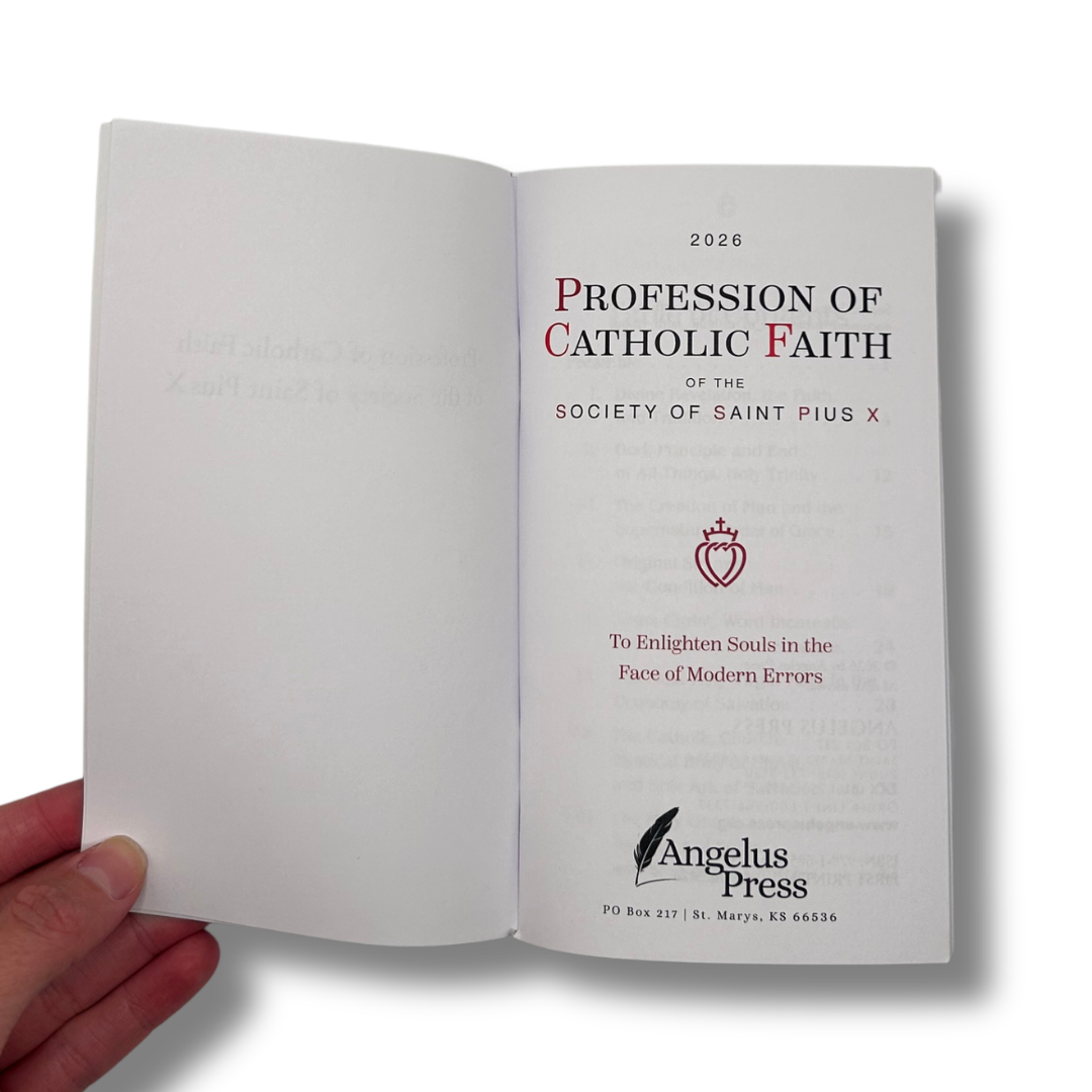 Profession of Faith SSPX