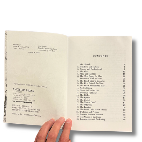 The Mass Explained For Boys And Girls