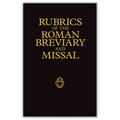 Rubrics Of The Roman Breviary And Missal