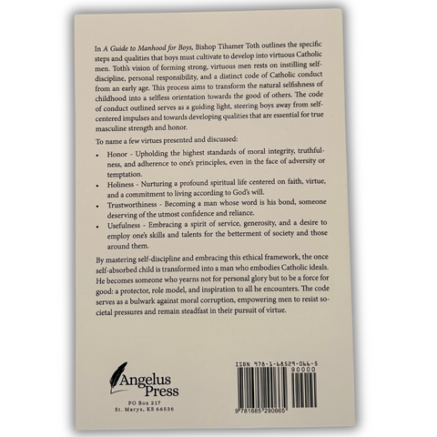 A Guide to Manhood for Boys