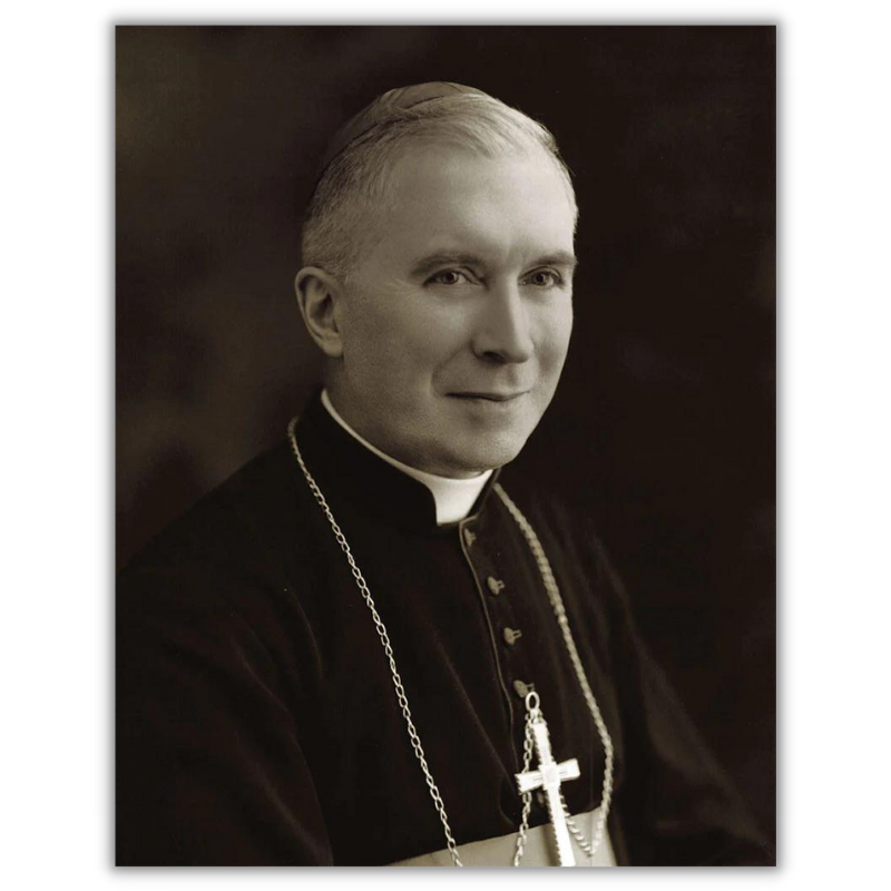 Archbishop Lefebvre Print Black and White