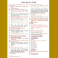 Serving At The Altar - Server Response Card