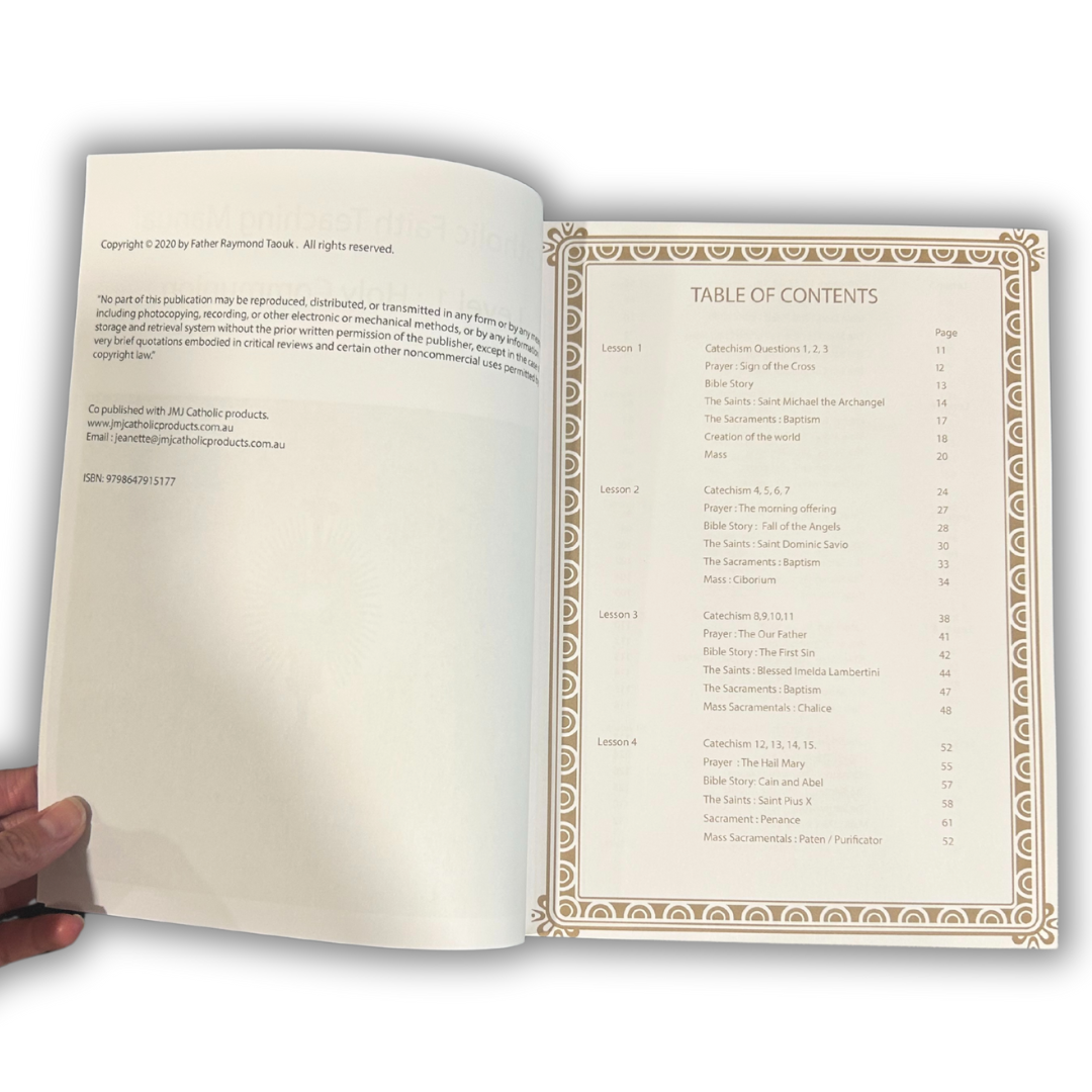 Catholic Faith Teaching Manual Set Levels 1 to 5