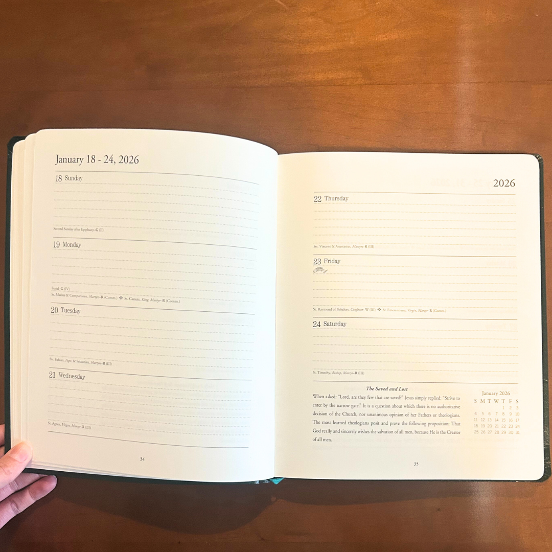 2026 Professional Liturgical Planner