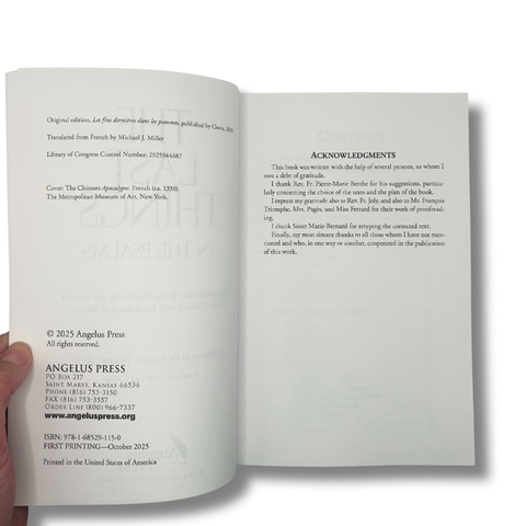 The Last Things in the Psalms