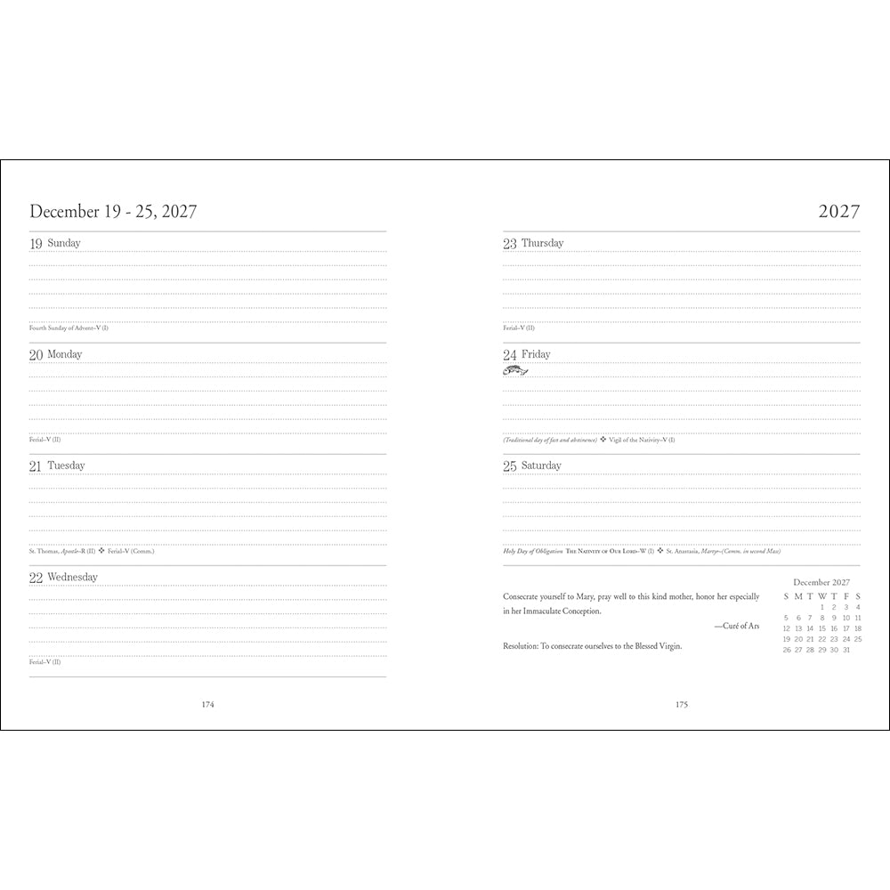 2027 Professional Liturgical Planner