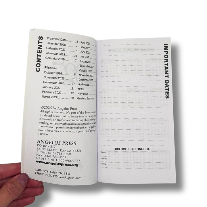 2027 Pocket Planner