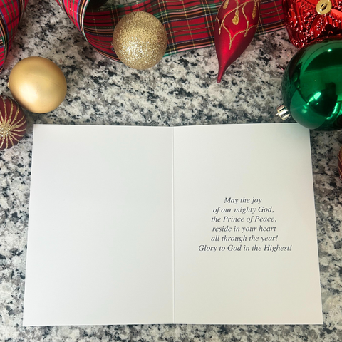 Nativity Stained Glass Christmas Cards