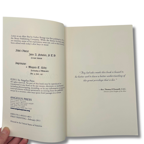 Letters To An Altar Boy
