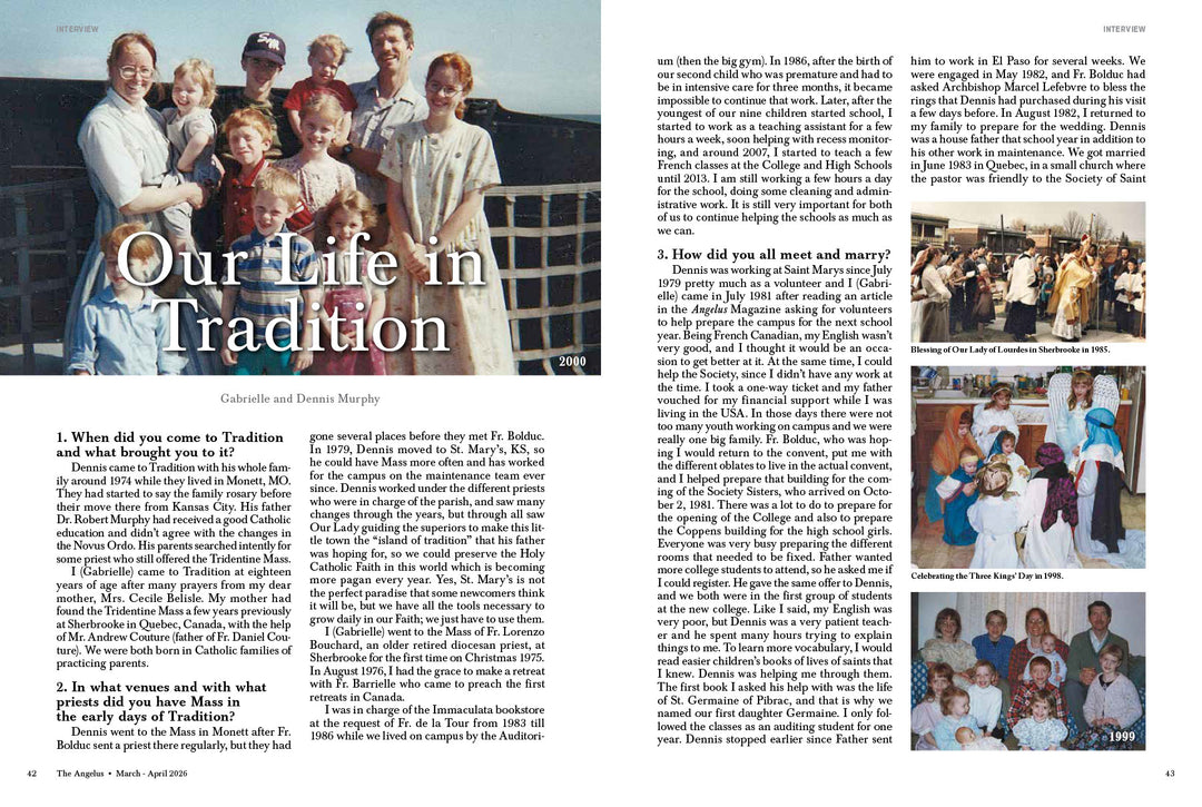 Angelus March April 2026 Big Families