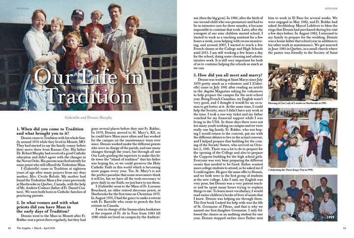 Angelus March April 2026 Big Families