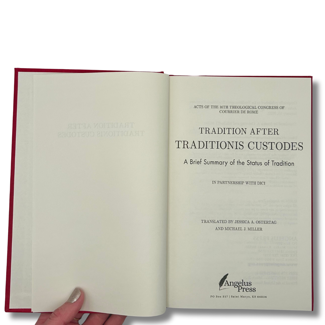Tradition After Traditionis Custodes