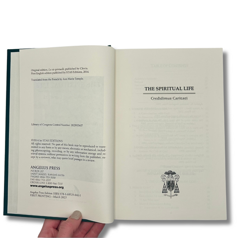 The Spiritual Life - Writings of Archbishop Marcel Lefebvre