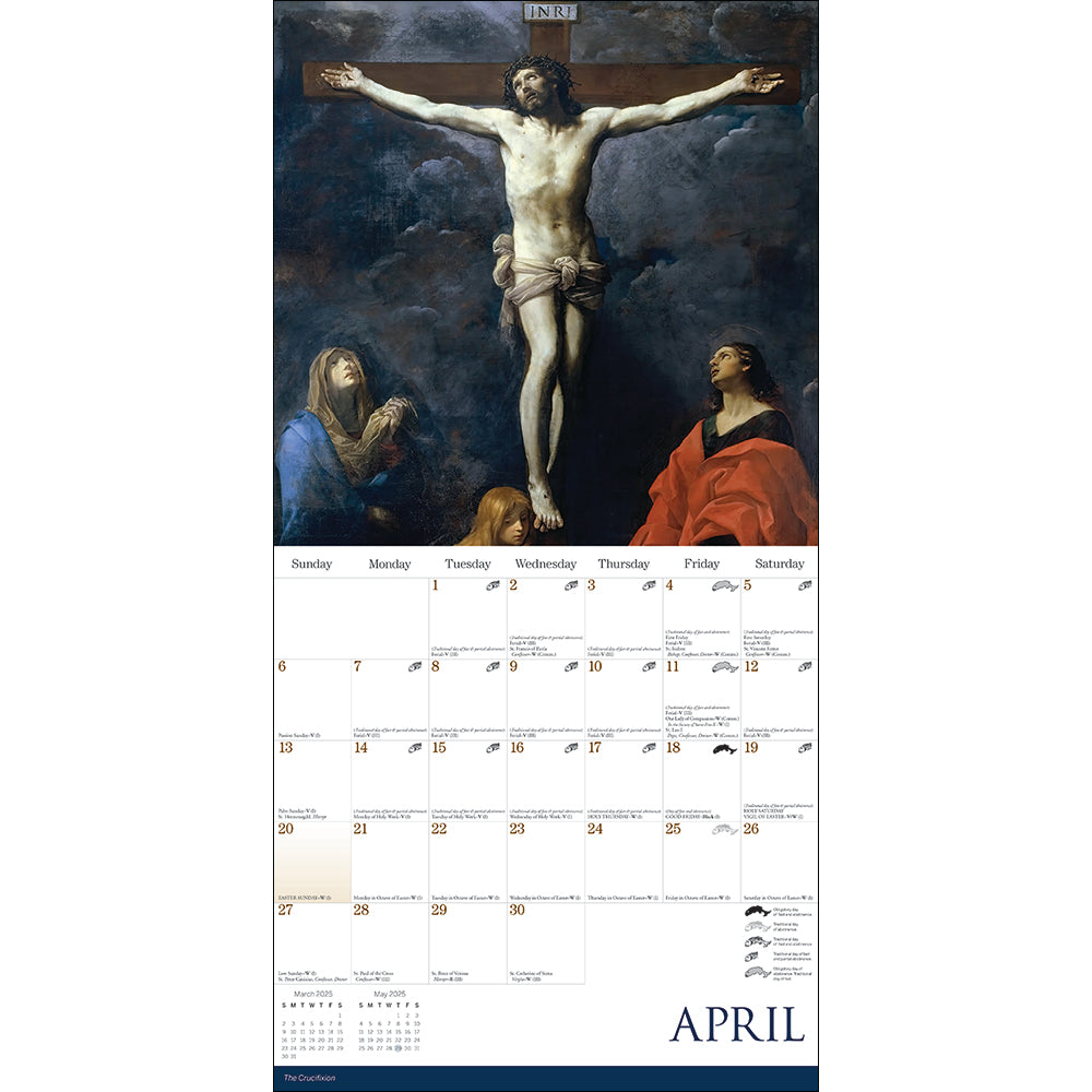 2025 Traditional Liturgical Calendar Angelus Press