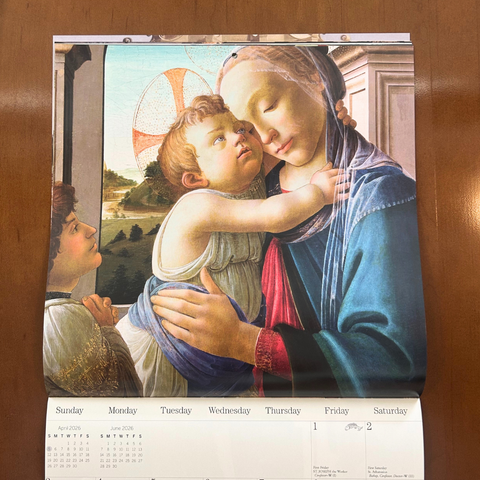 2026 Traditional Liturgical Calendar