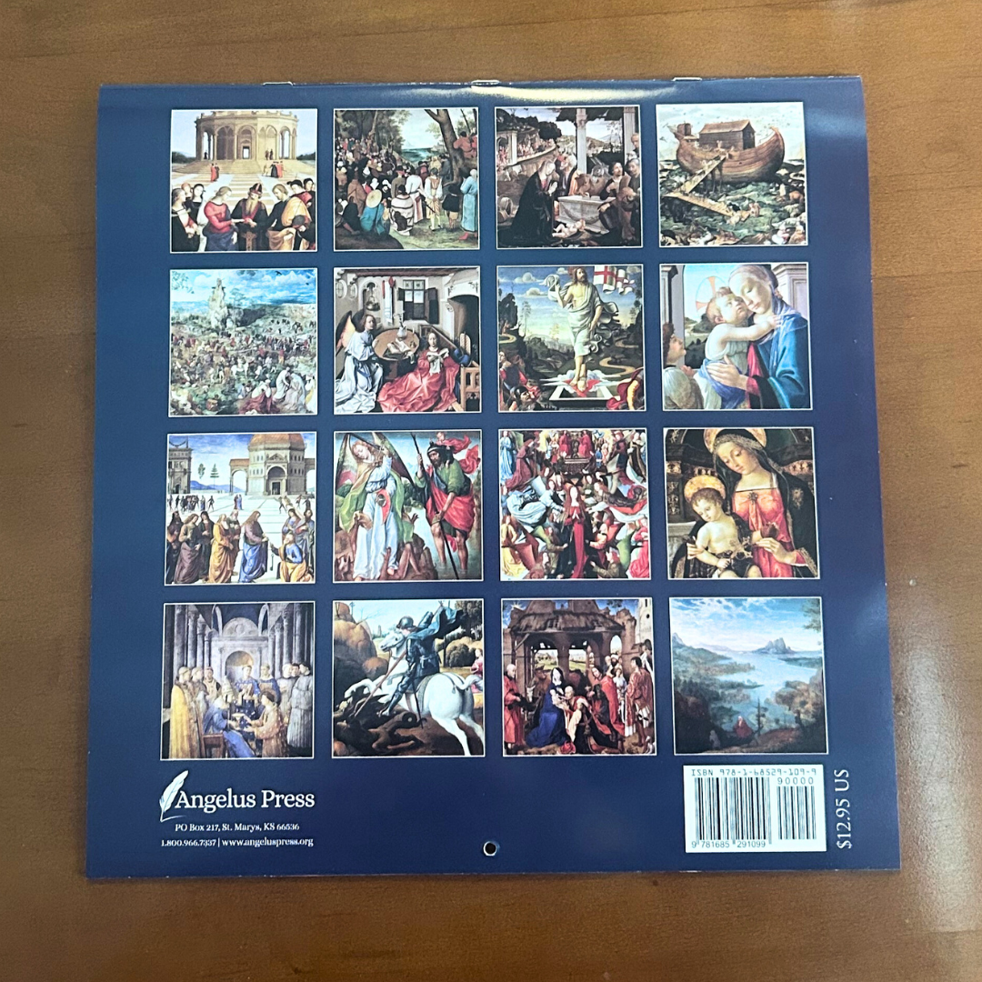 2026 Traditional Liturgical Calendar Angelus Press