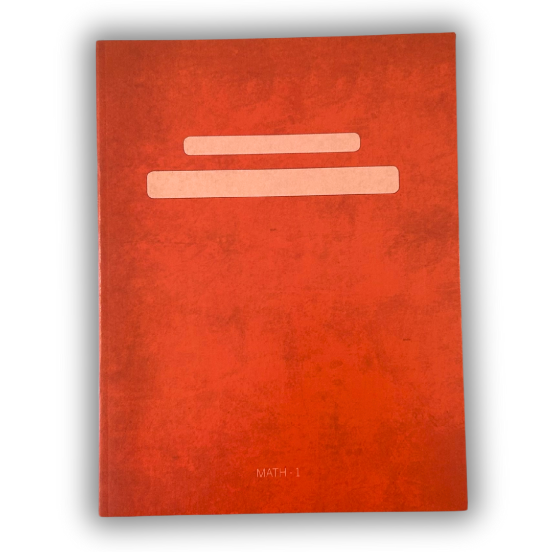 Math Notebook K - 1st grade