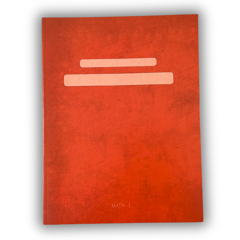 Math Notebook K - 1st grade