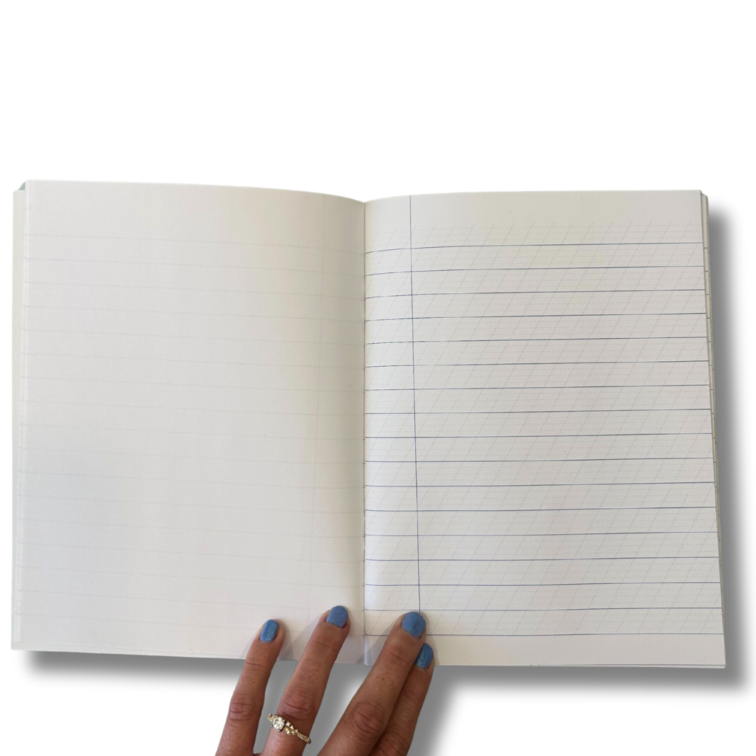 Wide-Ruled Poetry Notebook 72 Pages