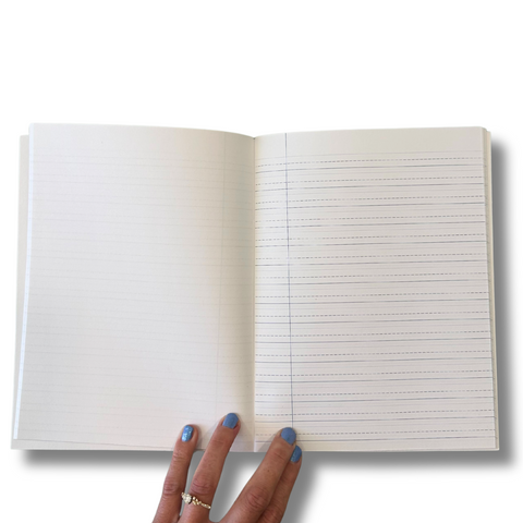 Poetry Notebook No Slant Wide Rule