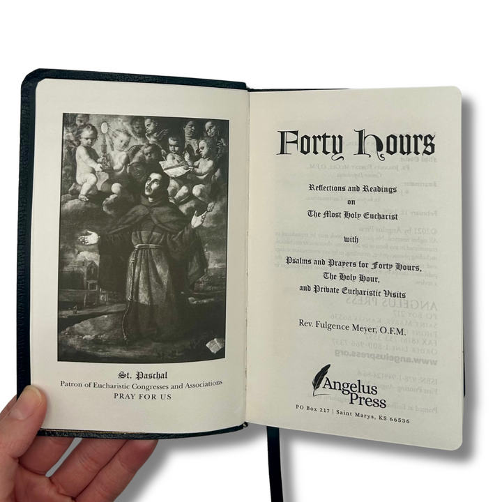 Forty Hours Devotional Prayerbook
