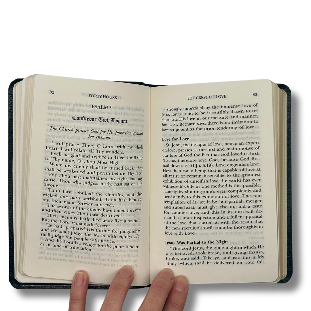 Forty Hours Devotional Prayerbook