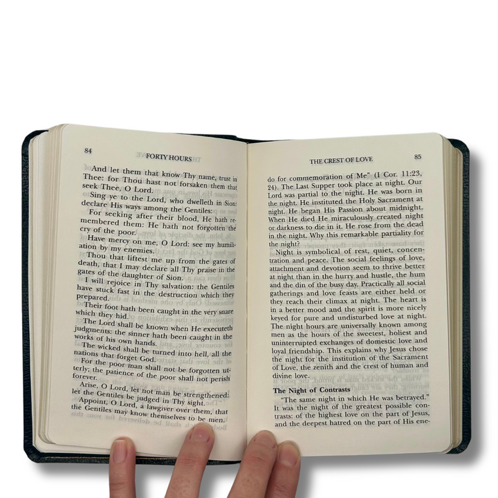 Forty Hours Devotional Prayerbook
