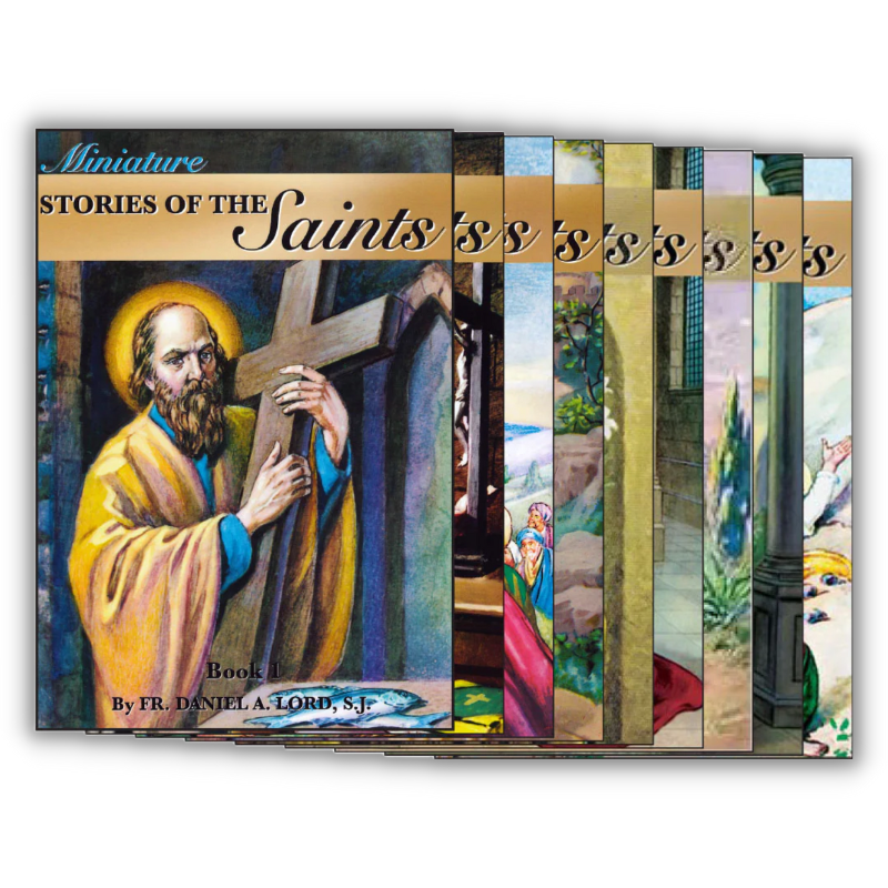 Miniature Stories of the Saints Set of 9