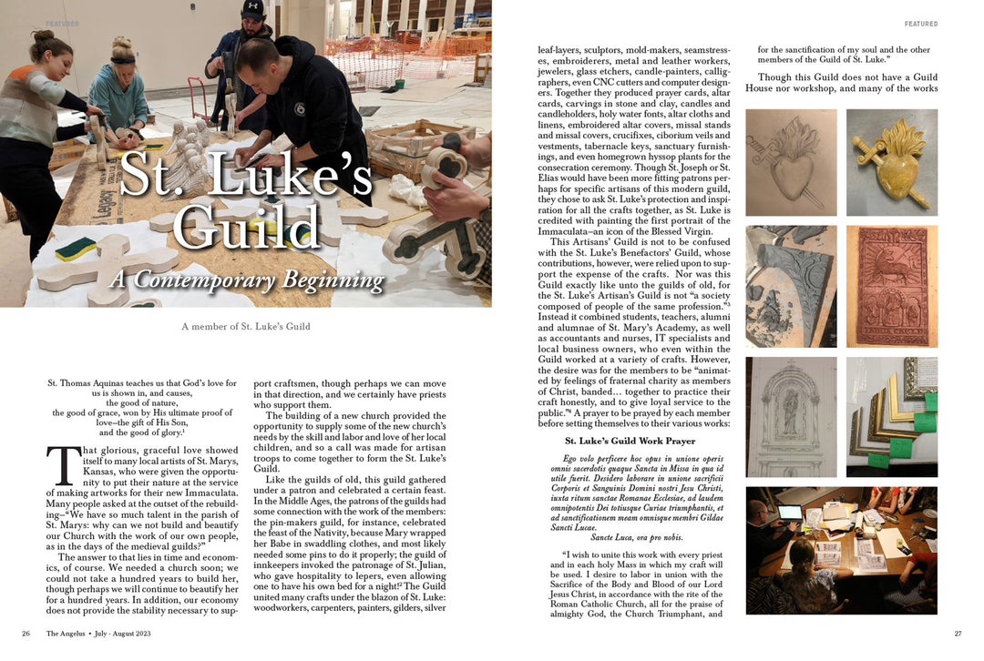 Angelus July August 2023 Catholic Artists and Art