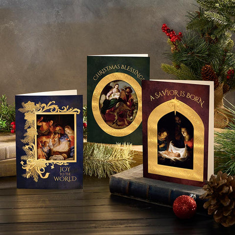 Old Masters Christmas Card Set (6 Asst)