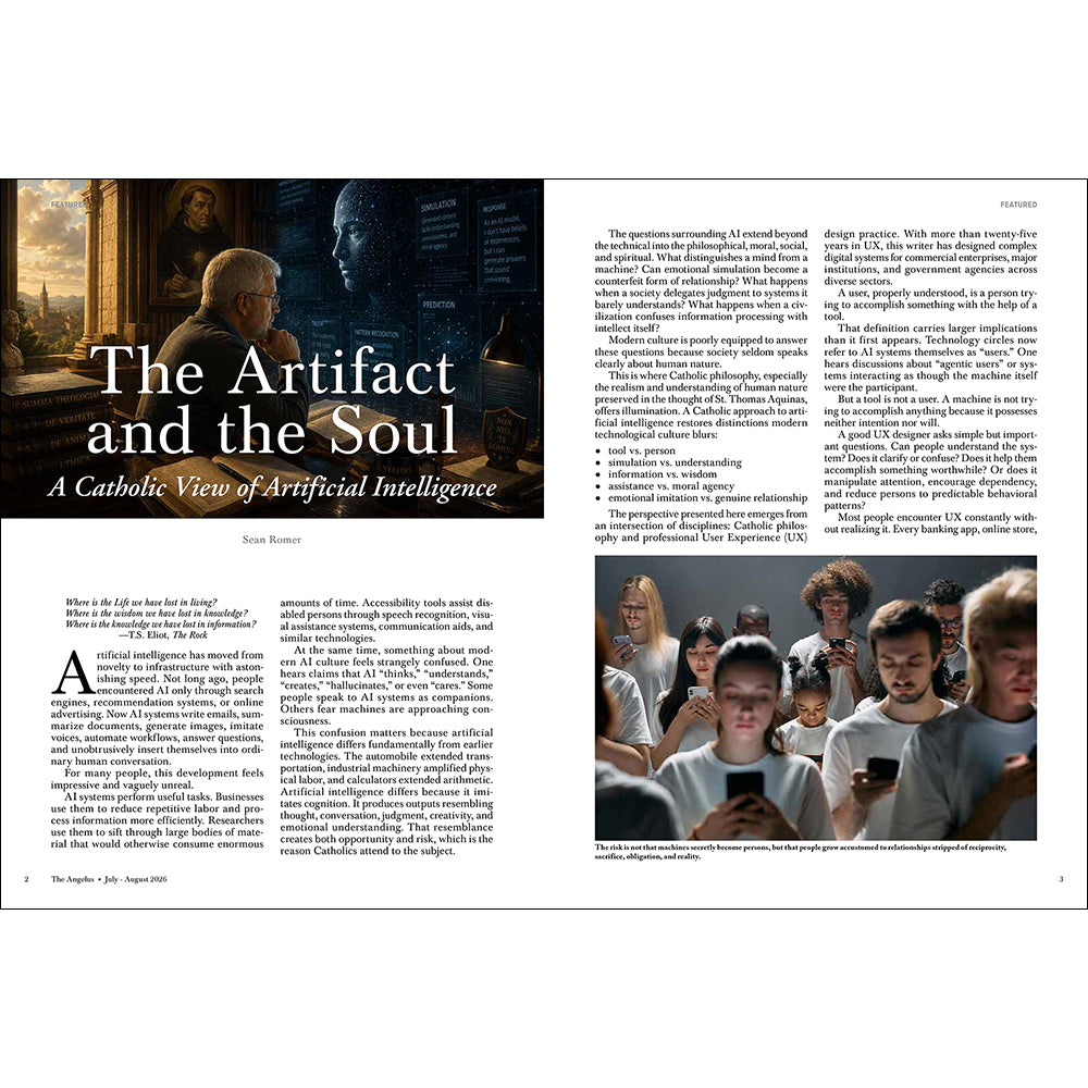 Angelus July August 2026 Artificial Intelligence