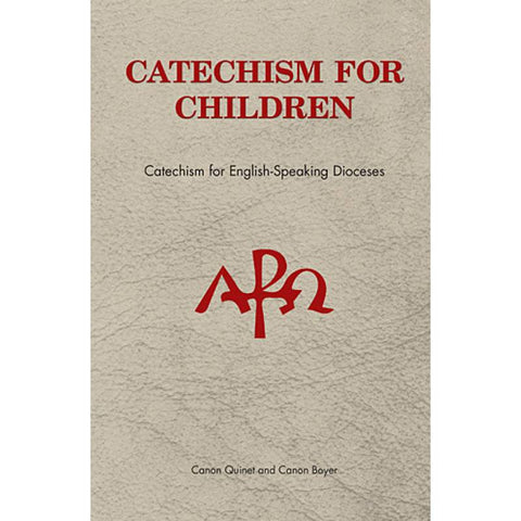 Catechumen Book Catechism For Children - Angelus Press