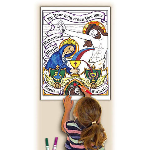 Lenten Coloring Poster