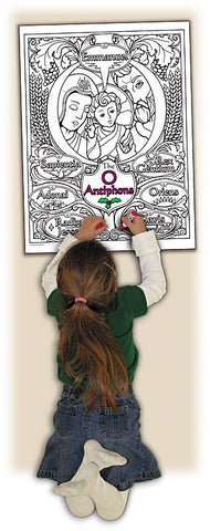 Advent Coloring Poster