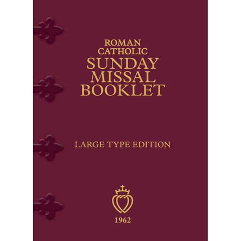 Sunday Missal Booklet Large Print