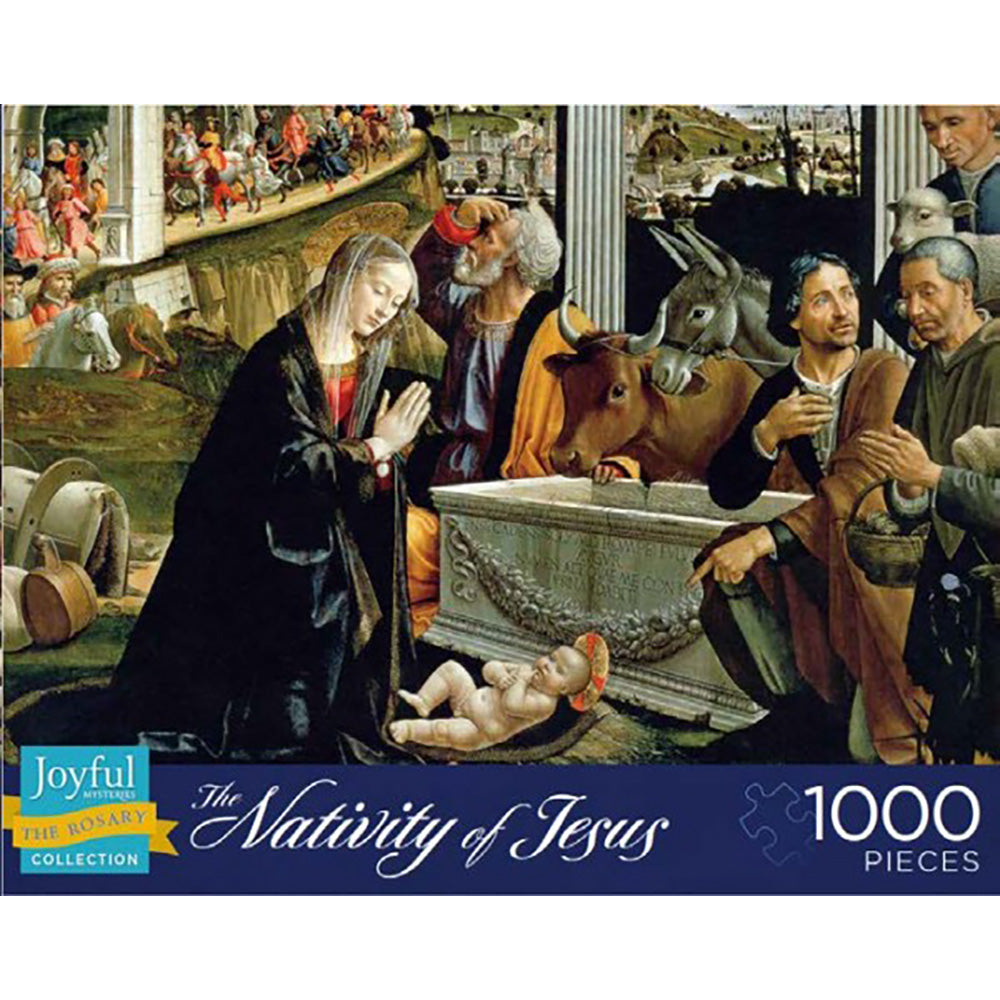 The Nativity of Jesus Puzzle:  The Joyful Mysteries