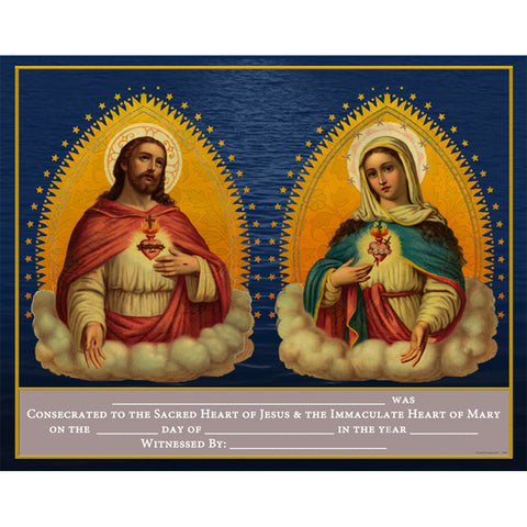 Sacramental Record: Consecration To The Sacred Heart And Immaculate Heart