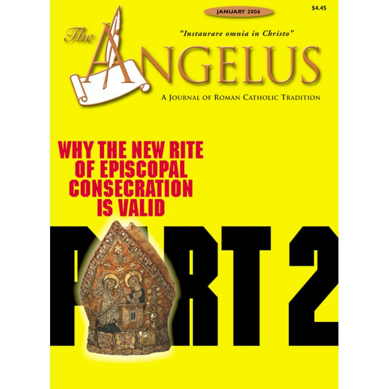 Angelus Jan 2006 Angelus Press