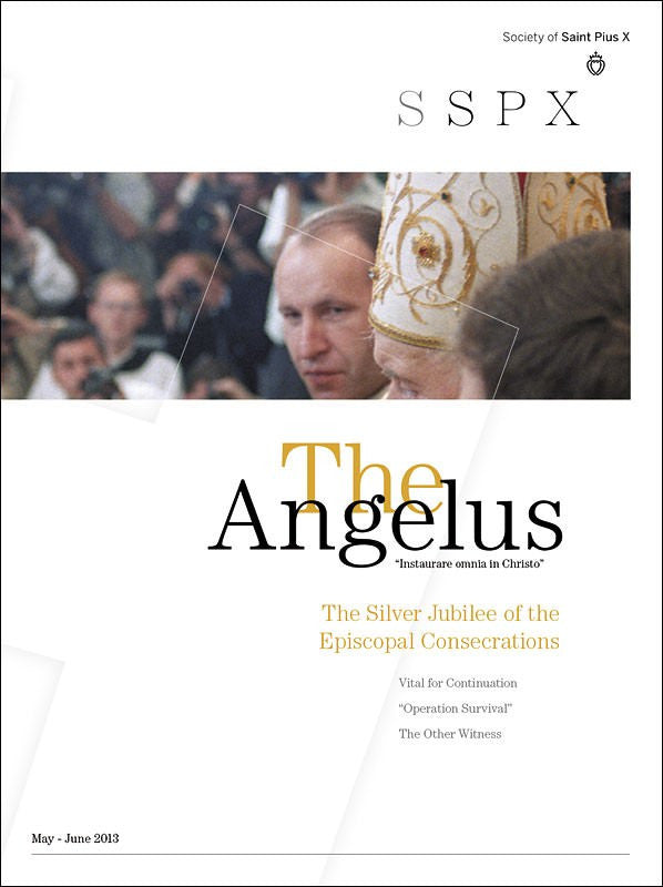 Angelus - May-June 2013: 25th SSPX Anniversary